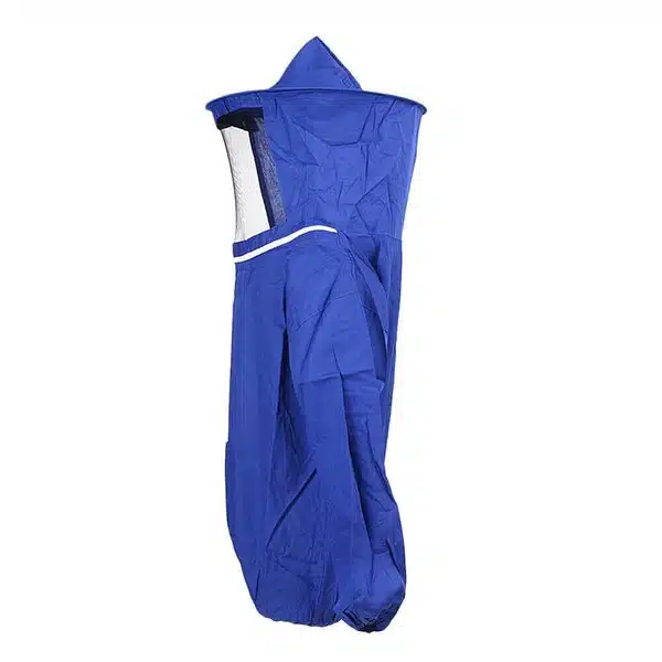 Blue Bee Jacket with Hood | Lightweight Cotton Beekeeping Jacket