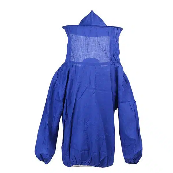 Blue Bee Jacket with Hood | Lightweight Cotton Beekeeping Jacket
