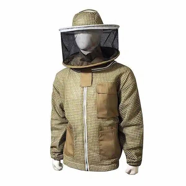Ultralight Bee Jacket | Professional Beekeeping Smock with Removable Veil