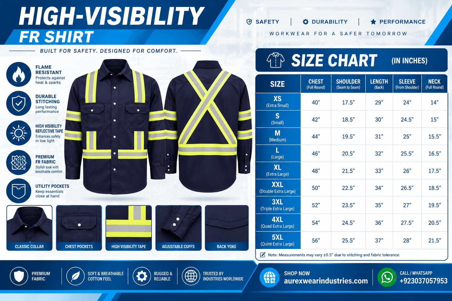 FR High-Visibility FR Shirt