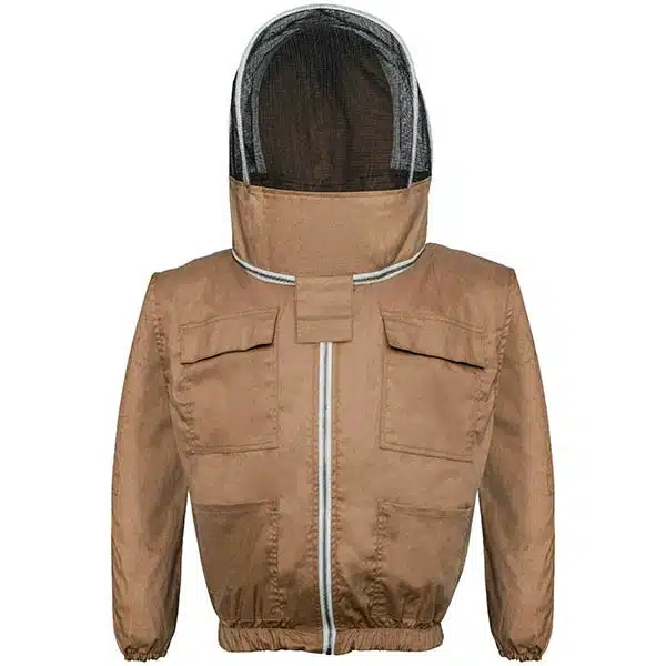 Bee Protective Jacket | 100% Cotton Jacket with Detachable Fencing Veil