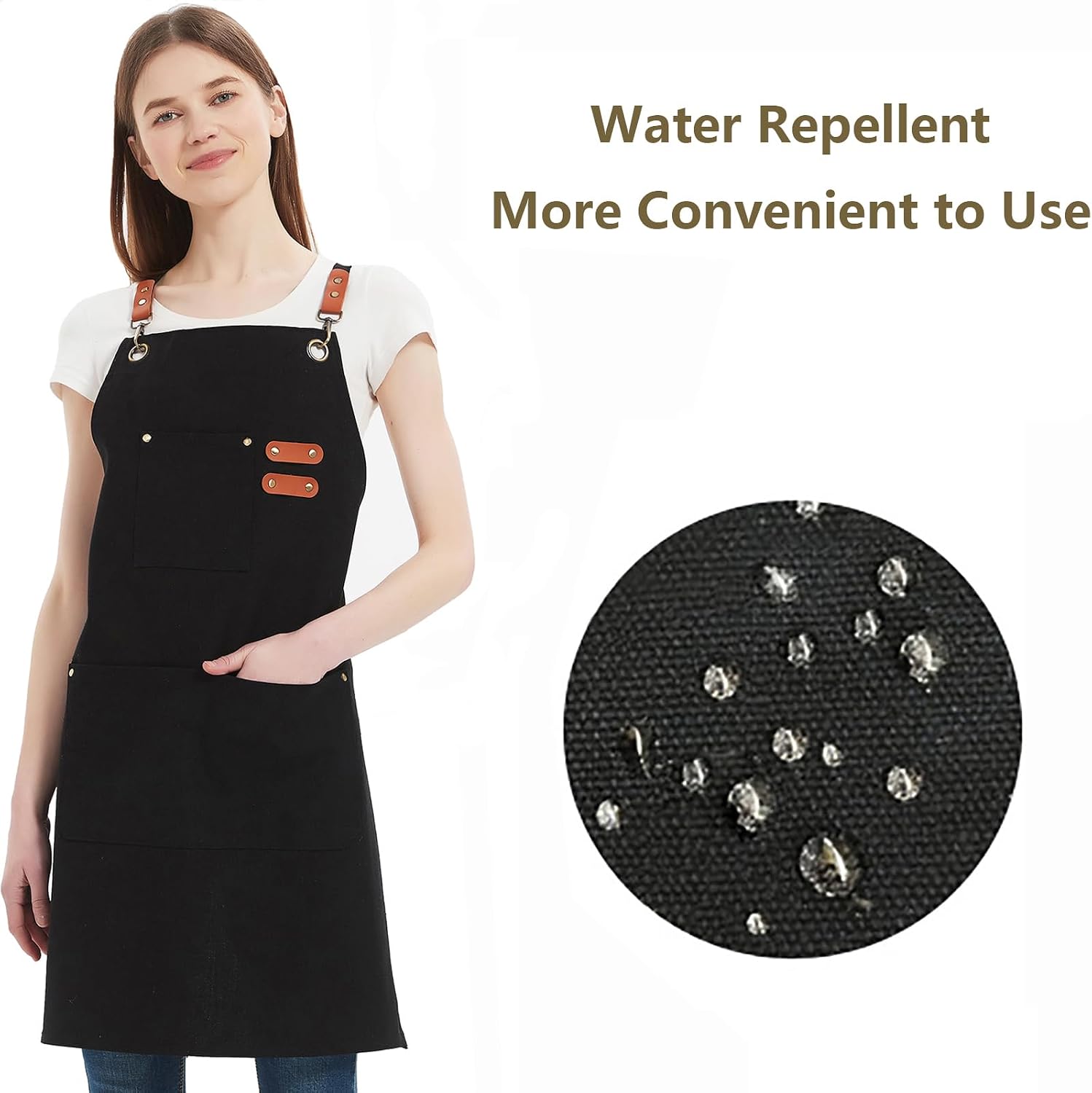 12 oz Cotton Canvas Cross-Back Apron
