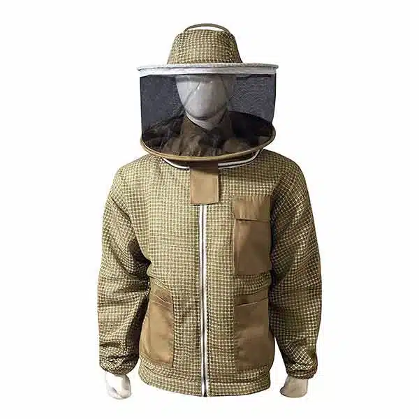 Ultralight Bee Jacket | Professional Beekeeping Smock with Removable Veil